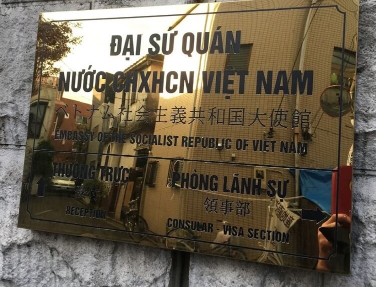 Địa chỉ đại sứ quán Việt Nam tại Nhật Bản