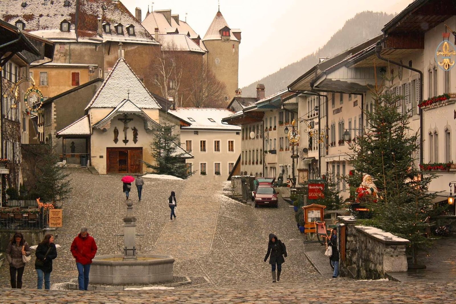 Thị trấn Gruyeres du lịch Thụy Sĩ