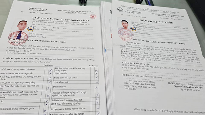 Công chứng giấy khám sức khỏe